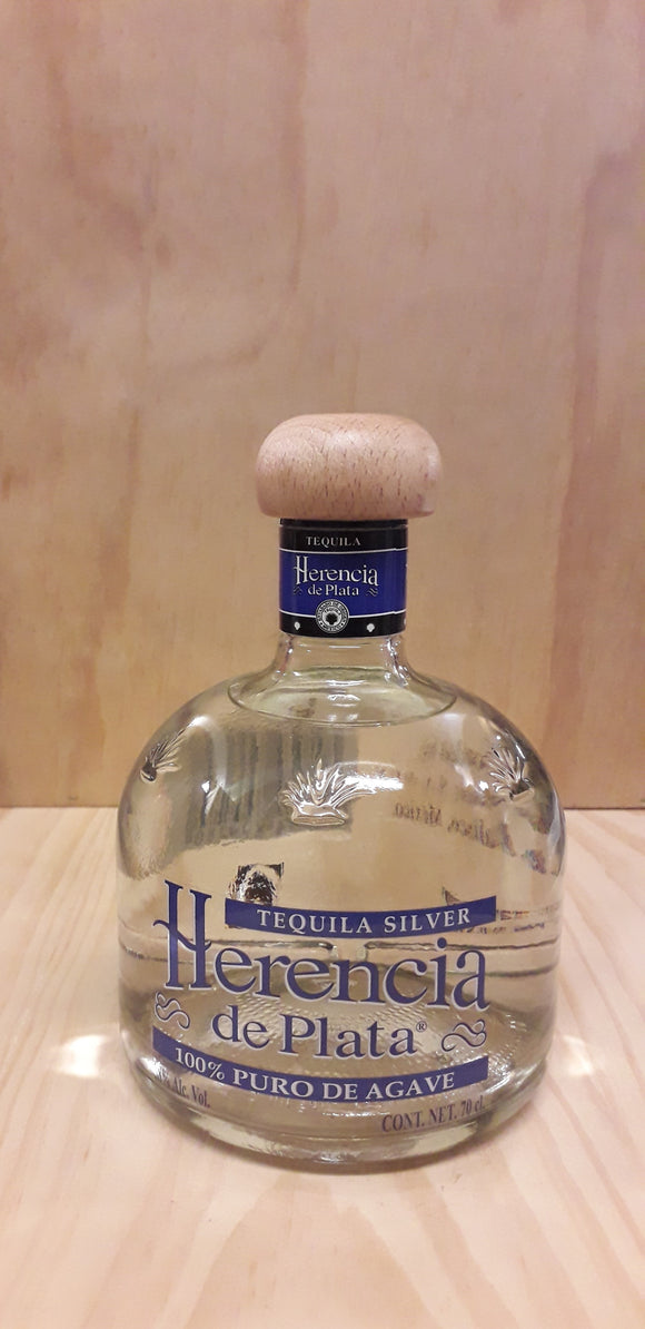 Tequila Herencia de Plata Silver 100%Agave 38%alc. 70cl