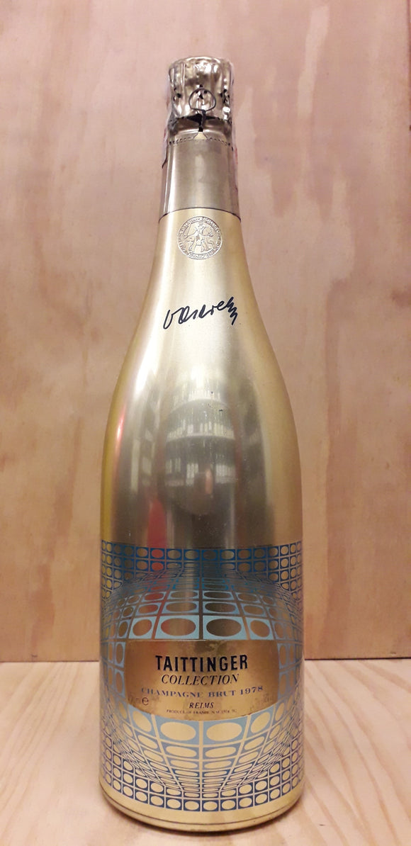 Champage TAITTAINGER Collection Victor Vaserely Brut 1978