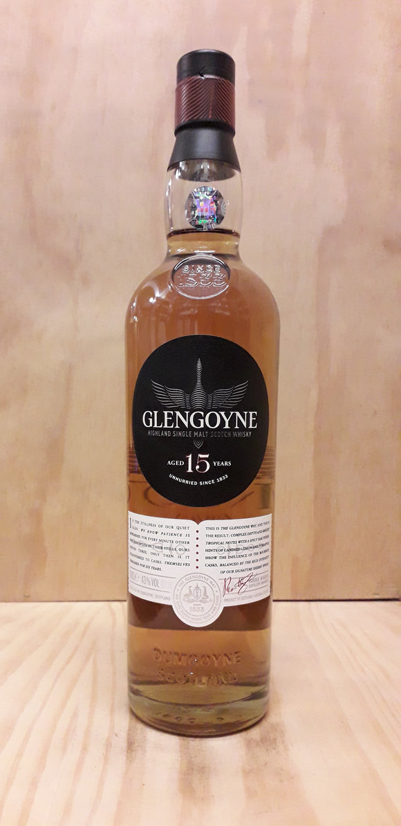 GLENGOYNE Single Malt Scotch Whisky 15Anos 43%alc. 70cl