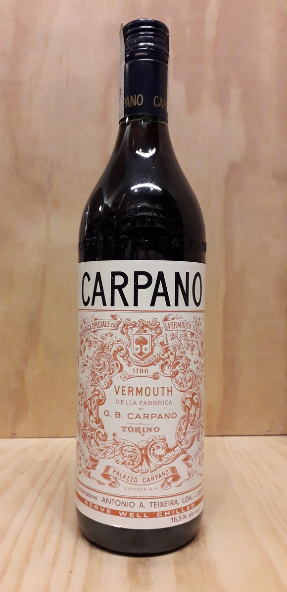 Vermouth Carpano Torino (rótulo antigo) 1L