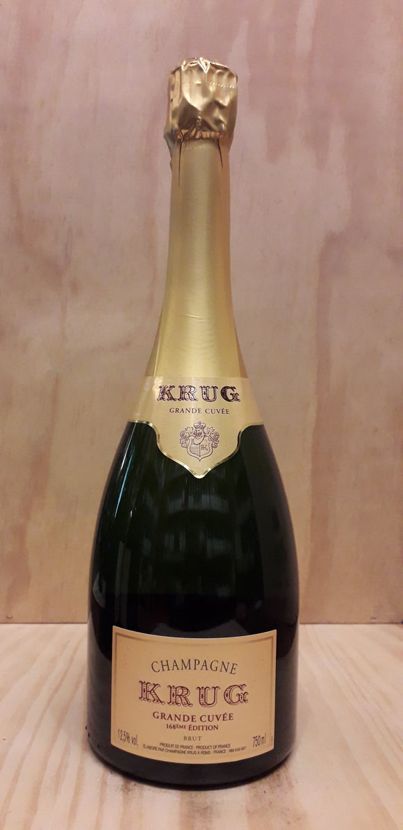 Champagne KRUG Grande Cuveé Brut C/ ou S/ Coffret