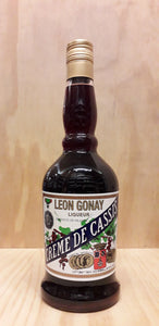 Licor de Creme de Cassis Leon Gonay 70cl 16%alc.